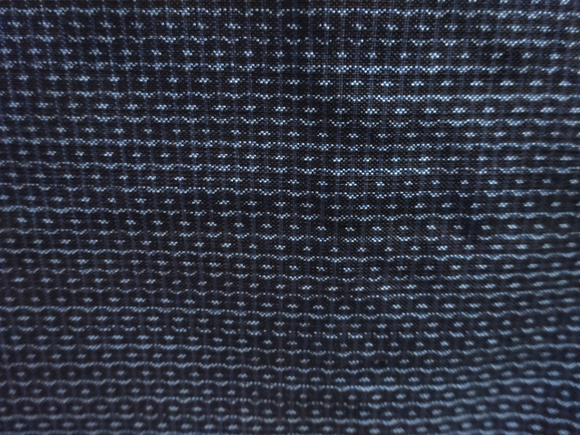 JAPANESE KIMONO / ANTIQUE MENS ENSEMBLE KIMONO / DORO OSHIMA TSUMUGI